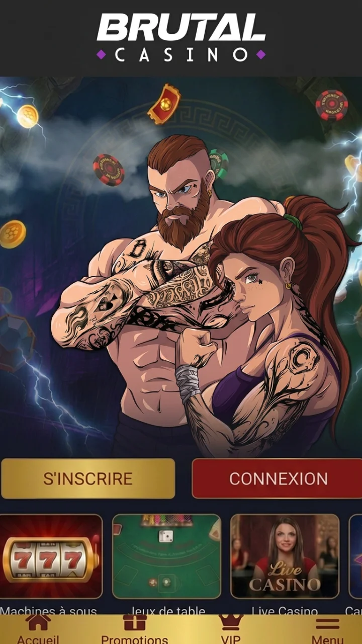 Brutal Casino mobile app